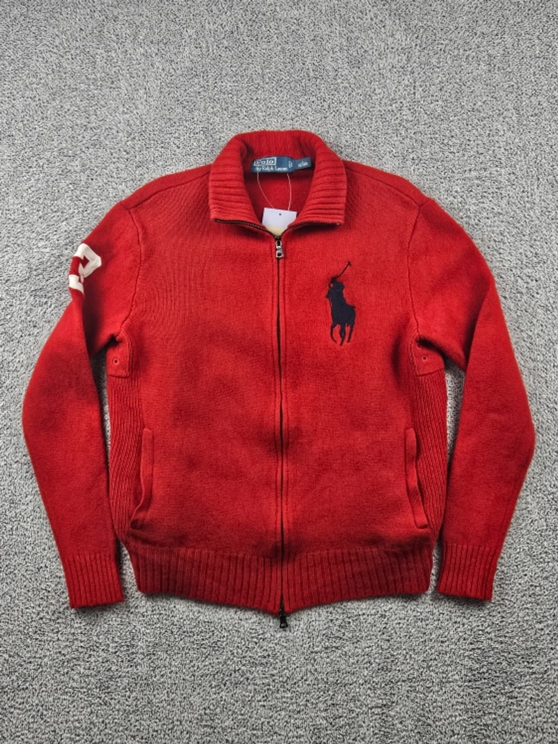 폴로랄프로렌 빅 포니 하이넥 풀 집업 니트 ( L ) / 10660 상품이미지2