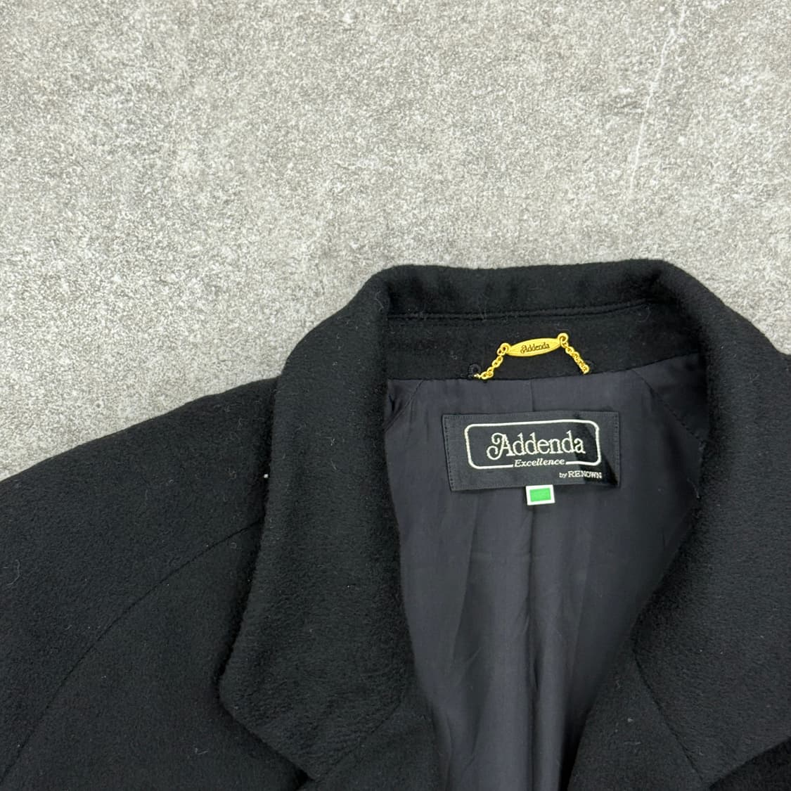 Addedna 블랙 여성 롱 코트 상품이미지6