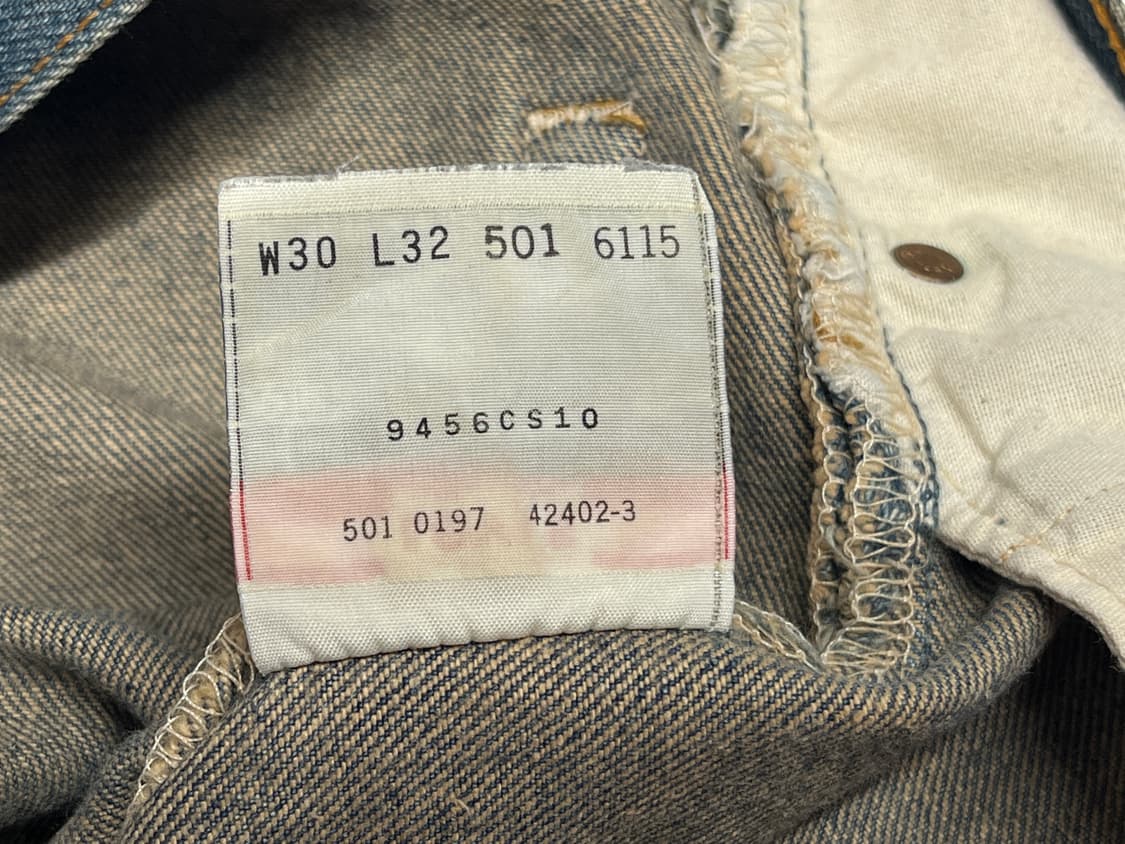 90's 리바이스 501-6115 데님 상품이미지5