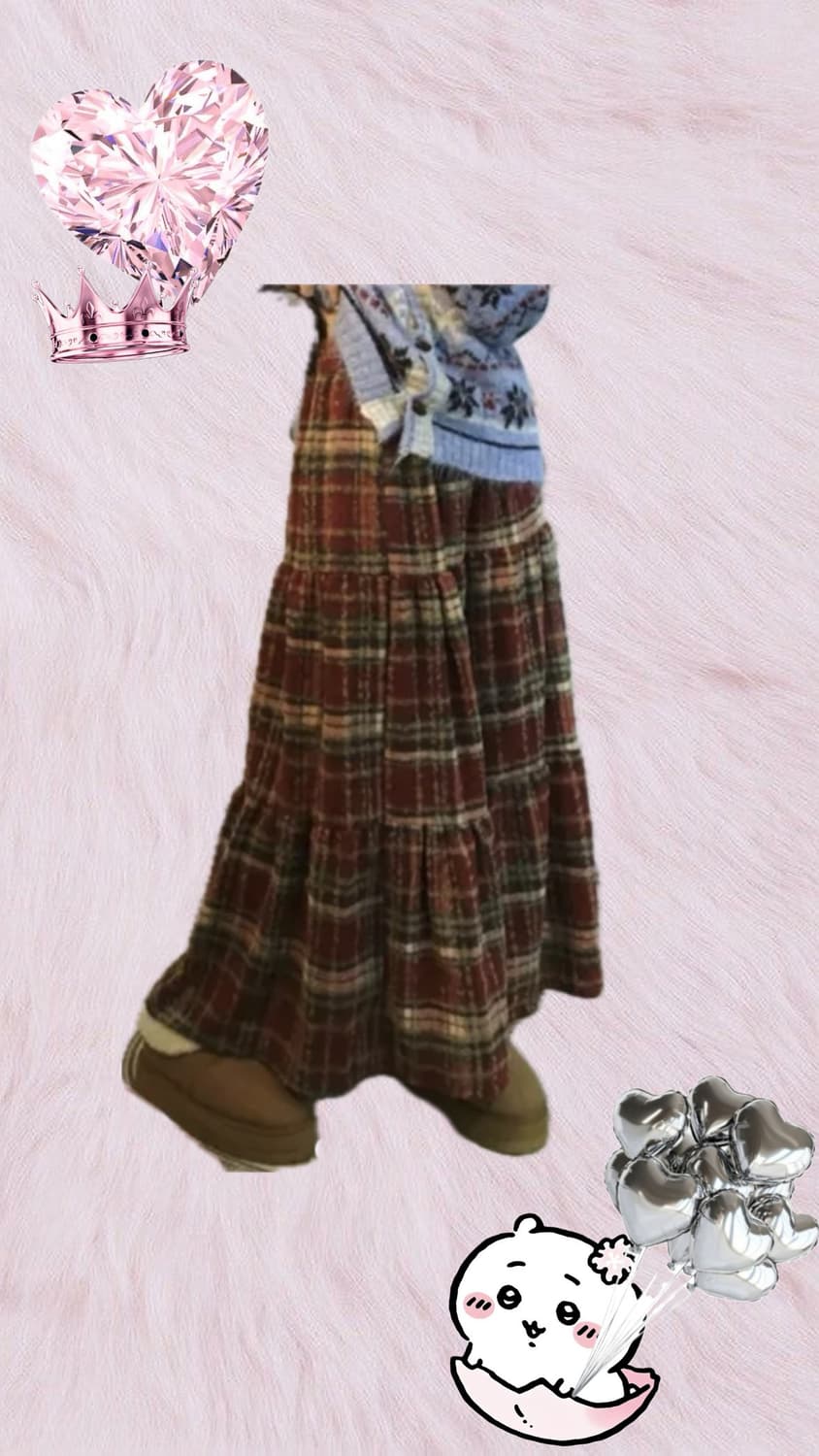 [새상품] 크리스마스 스커트 상품이미지1