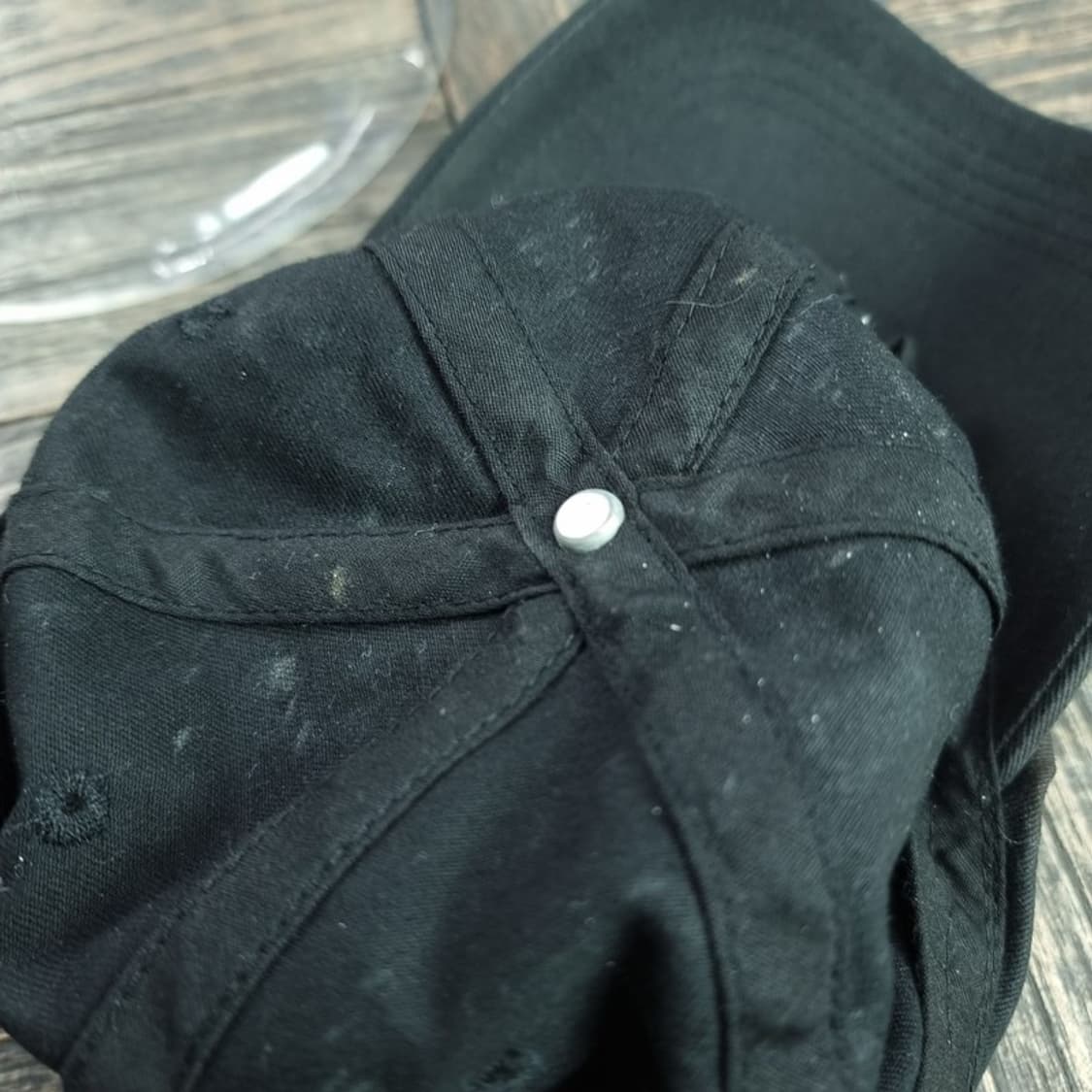 [다크룸 스튜디오] 빅로고 자수 볼캡 블랙 M19585 상품이미지9