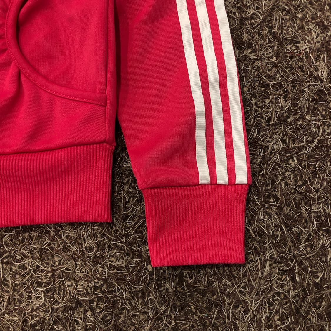 아디다스 핑크 후드 져지 트랙 자켓 상품이미지3