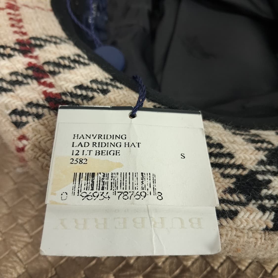 CL199 S 버버리런던 체크 울 모자 상품이미지7