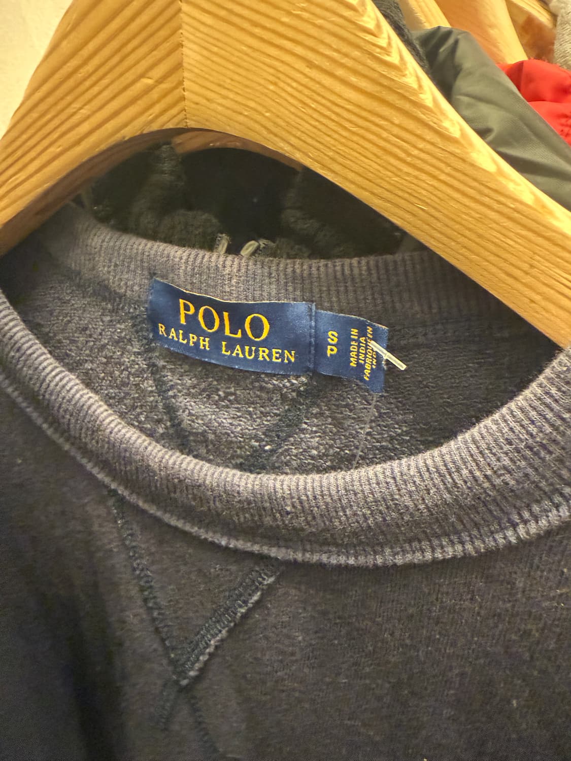 폴로 랄프로렌 레드 포니 스웻 셔츠  U13 상품이미지5