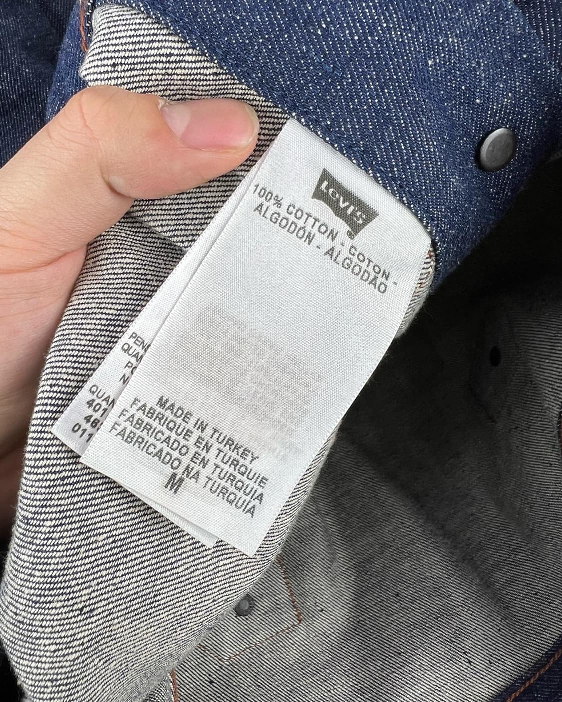 리바이스 진청 데님 2세대 지쟌 자켓 상품이미지8