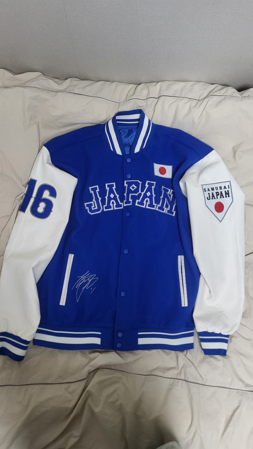 일본 국대 오타니 사인 바시티 자켓 상품이미지1