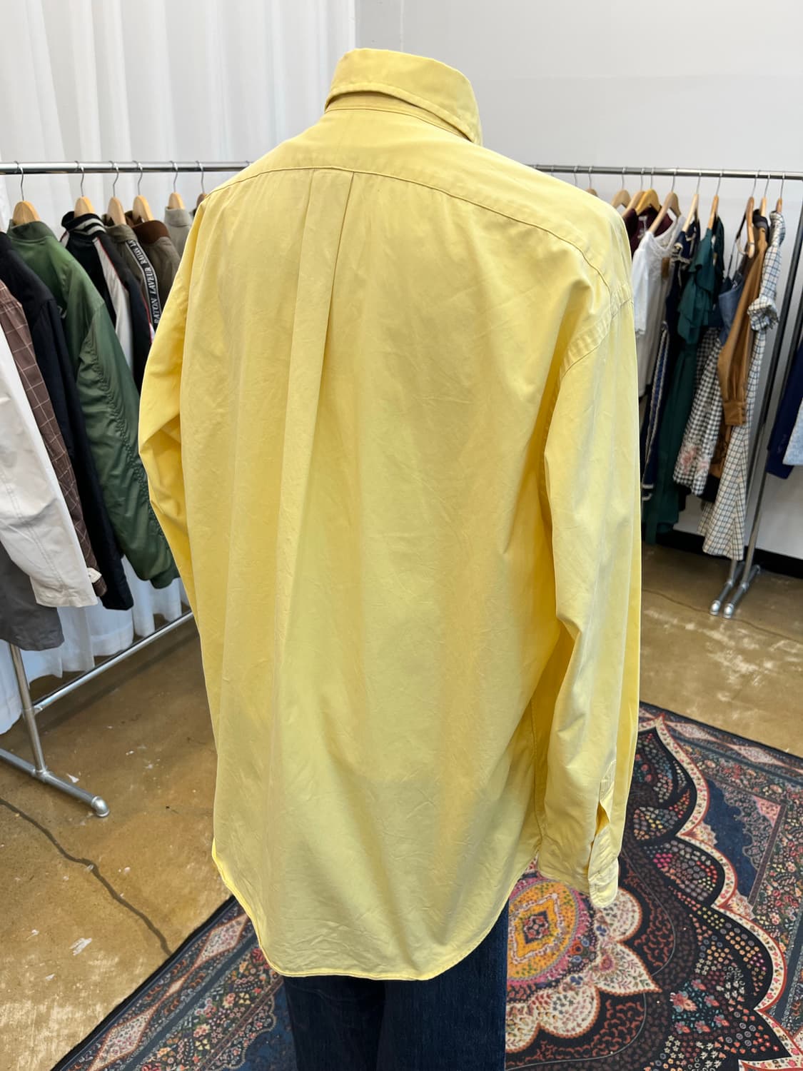 폴로 랄프 로렌 블레이크 셔츠 옐로우 상품이미지5