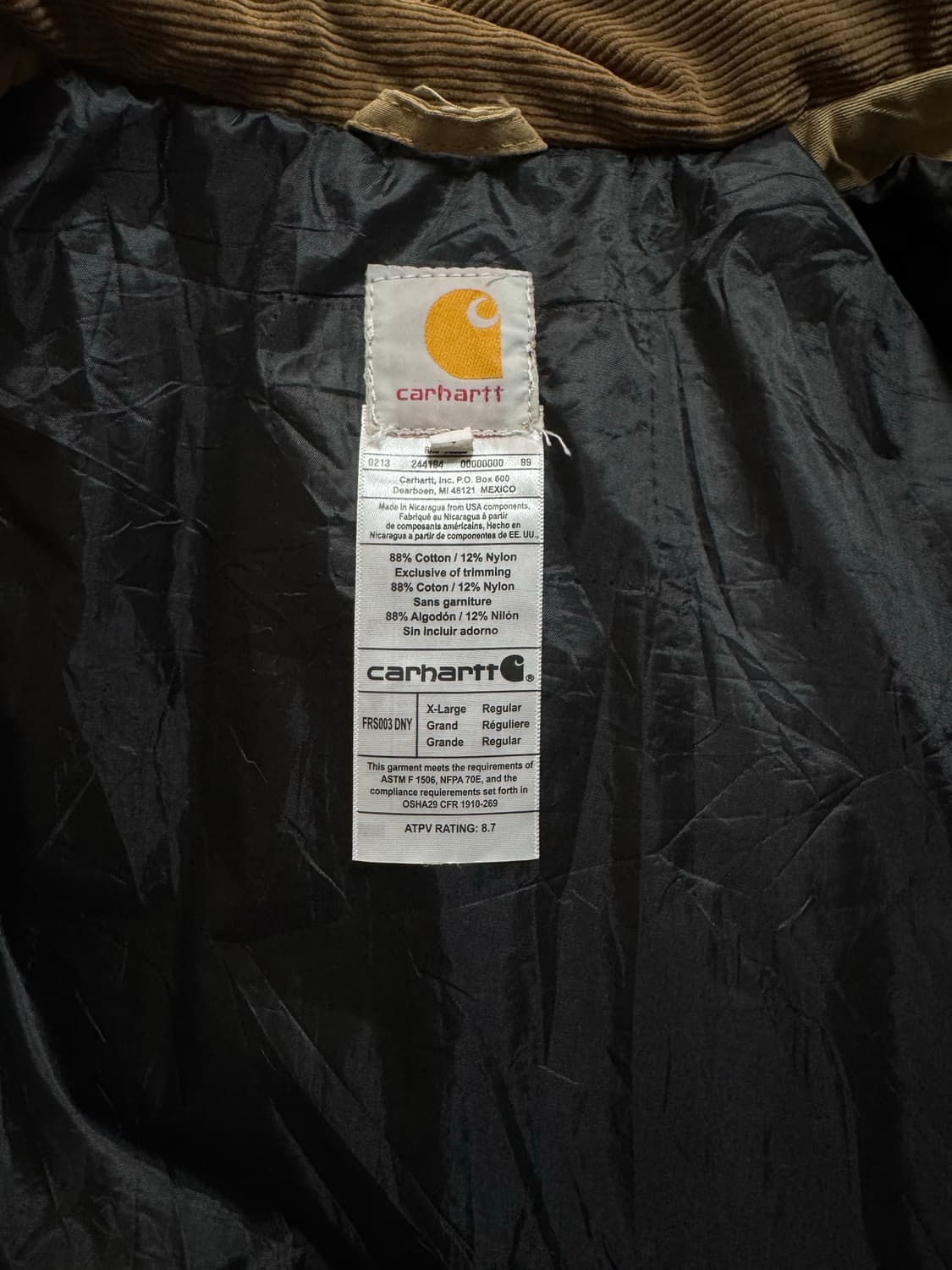 칼하트 Carhartt FRS003 워크자켓 상품이미지4