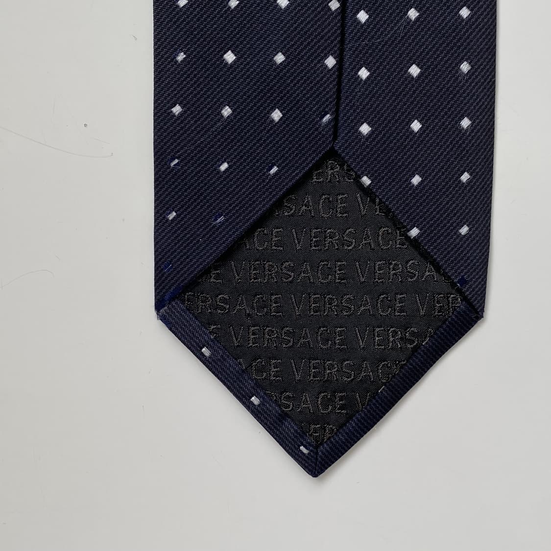 Versace 베르사체 정품 명품 심플로고 넥타이 상품이미지5