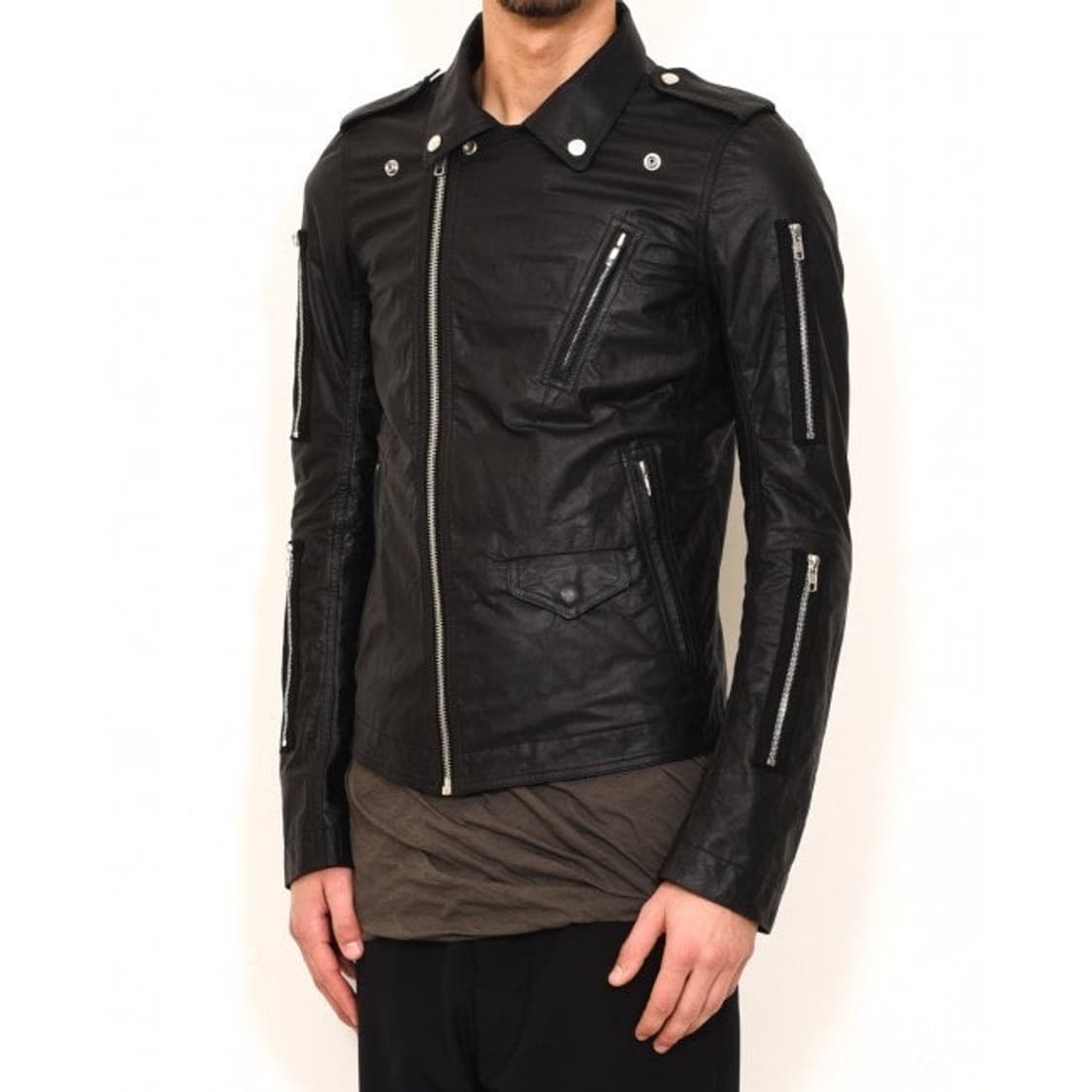 릭오웬스 / 멀티 지퍼 스투지 레더 자켓 / 48 상품이미지2