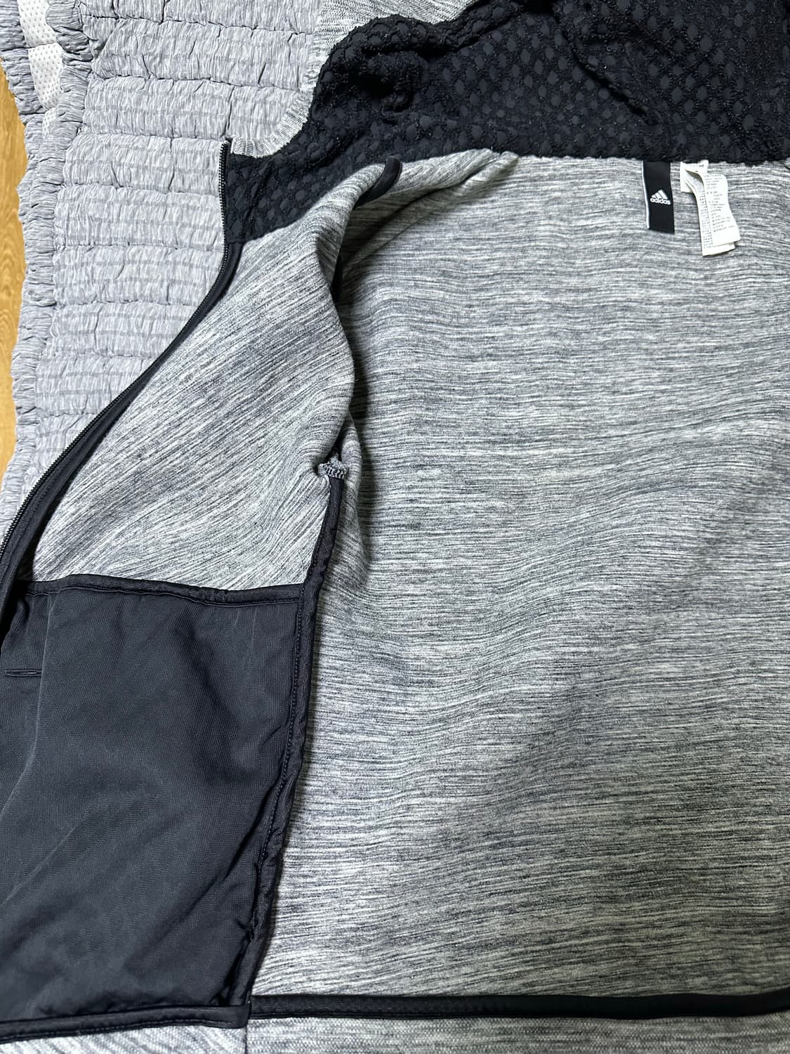 아디다스 여성 회색 후드집업 상품이미지6