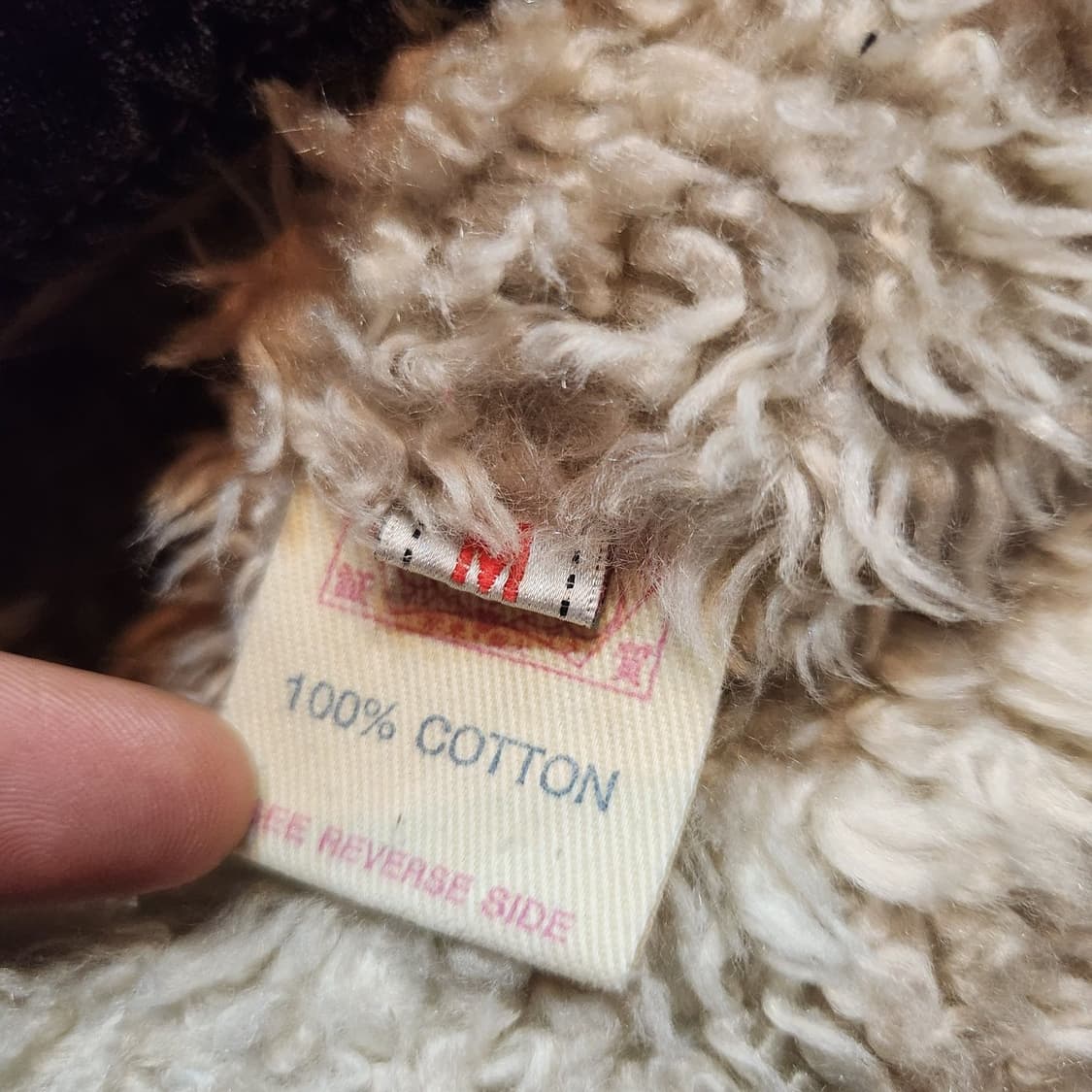 EVISU 에비수 재팬 데님 쉐르파 자켓 M 상품이미지4