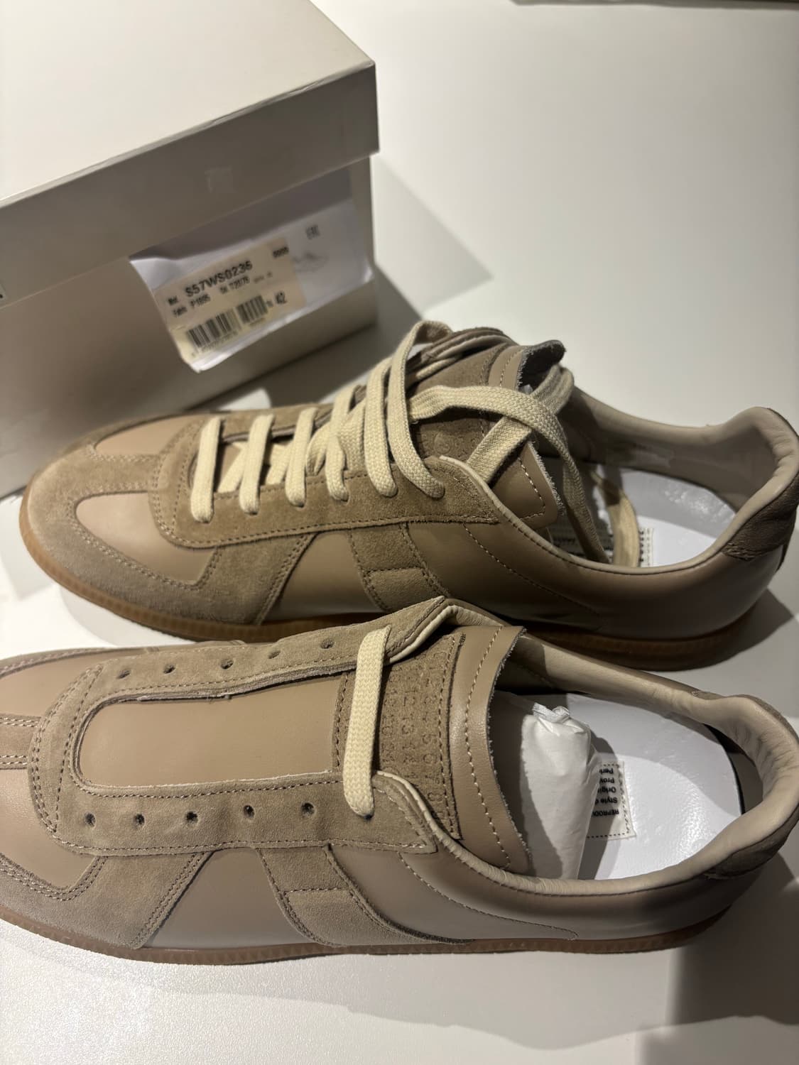 (새상품) 메종 마르지엘라 독일군 스니커즈 카키 270 상품이미지1