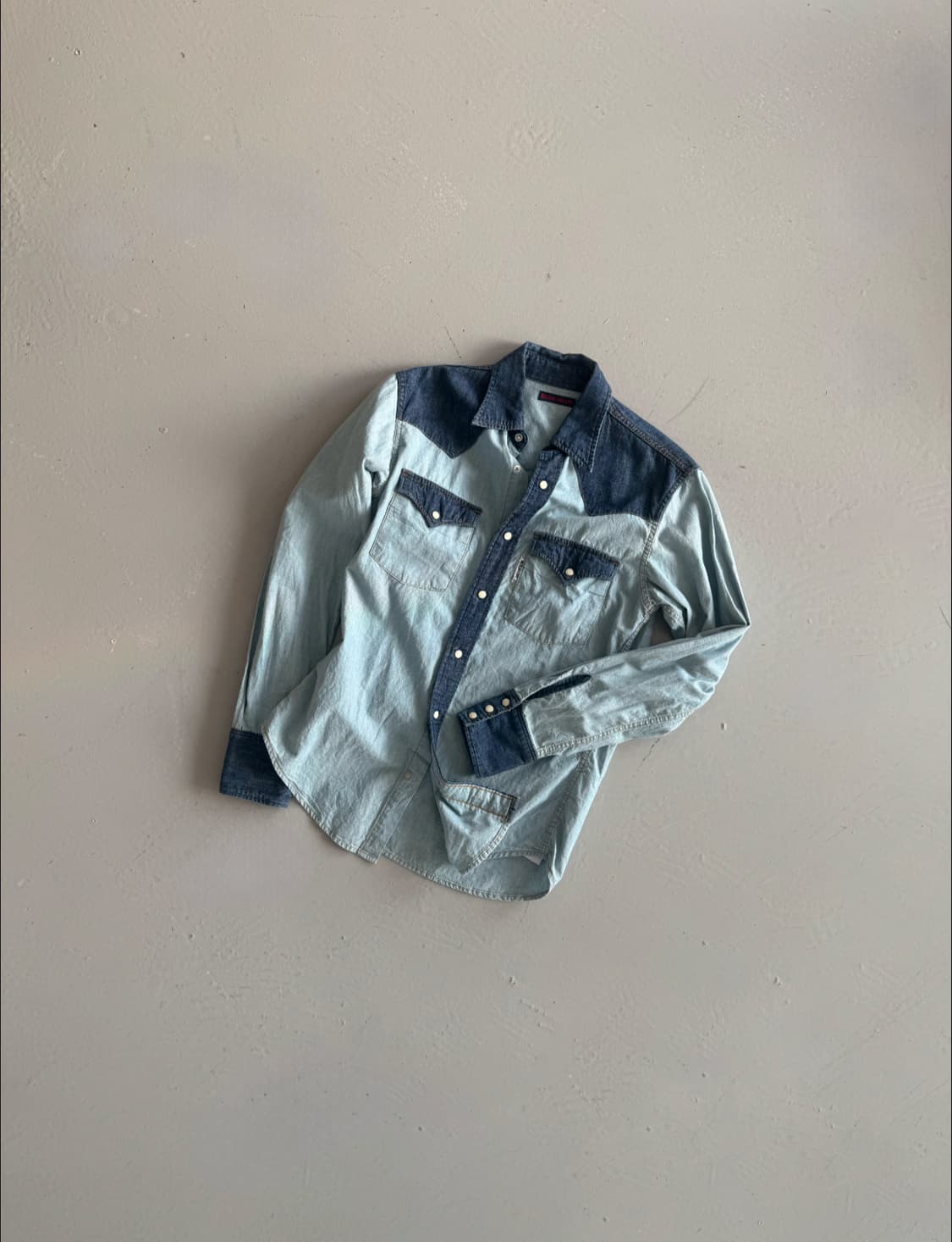 블루블루재팬 웨스턴 데님 셔츠  상품이미지1