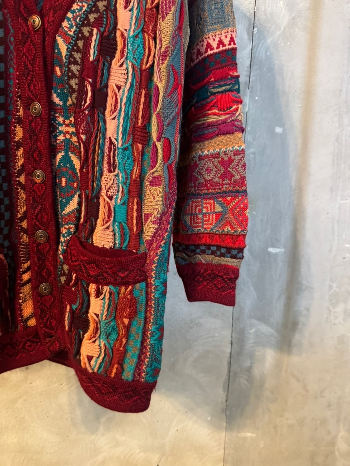 COOGI 쿠지 케이블 니트 가디건 66~77 상품이미지6