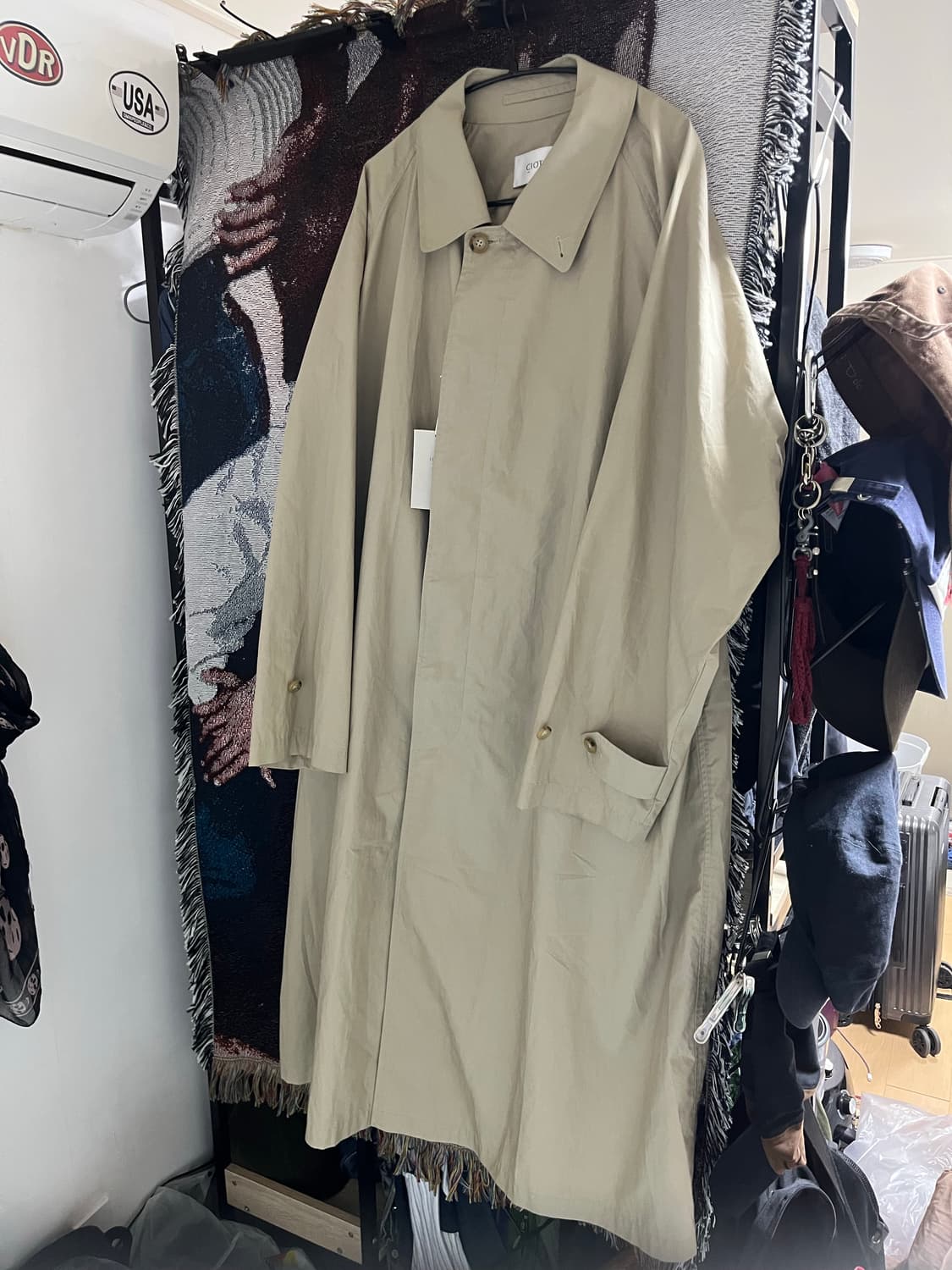 CIOTA 시오타 롱코트 베이지 6size 상품이미지10