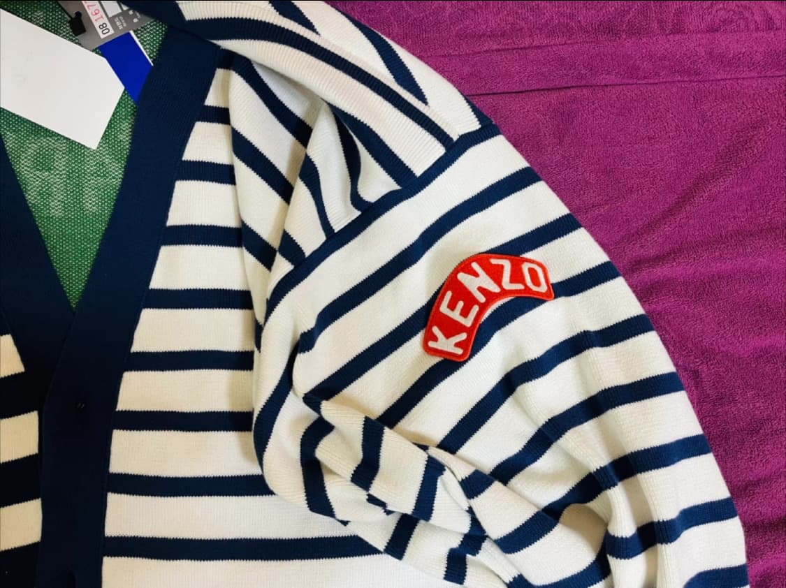 겐조 노티카 네이비스트라이프 가디건드립니다[미착용] 상품이미지4