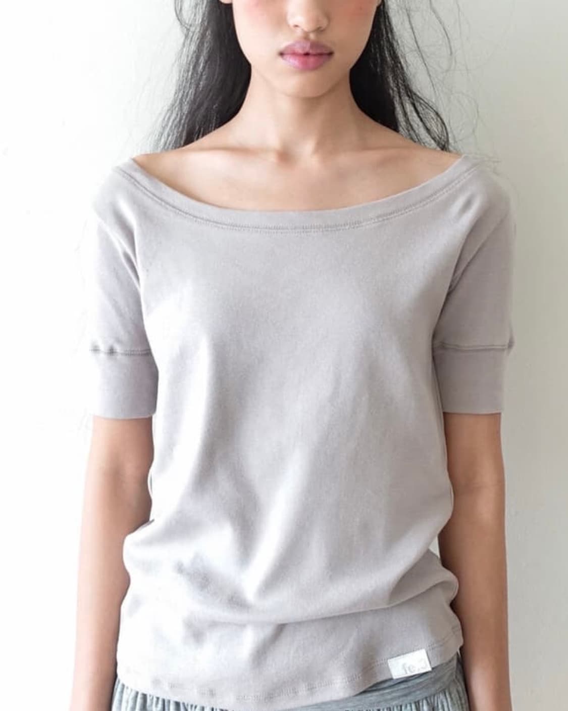 구해요) 샵페어리 rib half 티셔츠 그레이색 구해요 상품이미지1