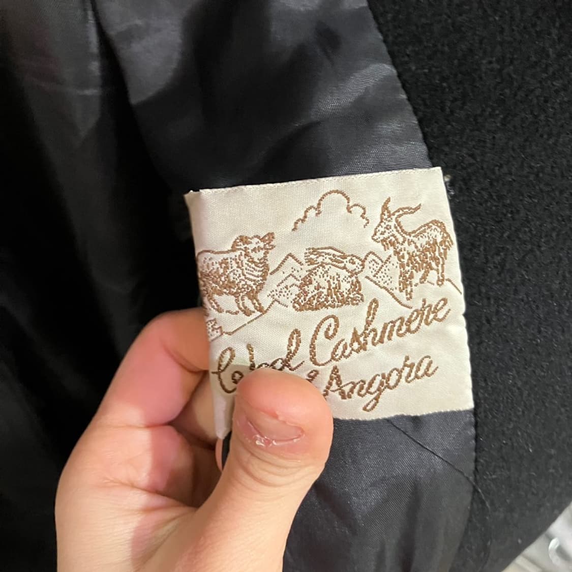 앙고라 캐시미어 코트 상품이미지6