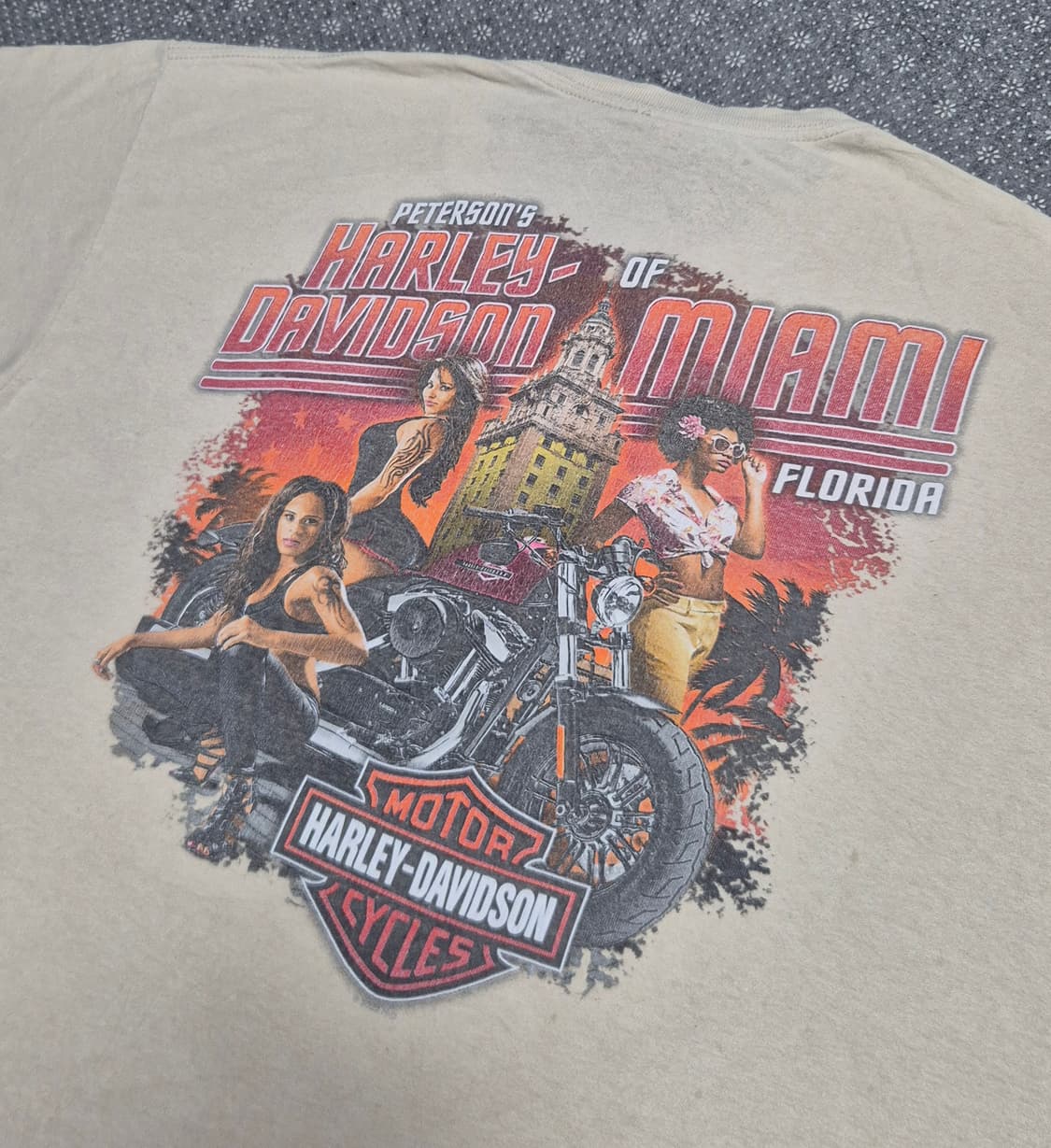 [L]할리데이비슨 마이애미 티셔츠 -358 상품이미지2