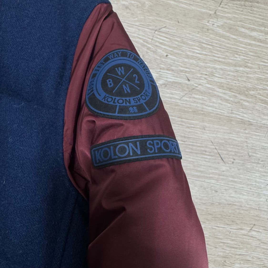 코오롱스포츠 구스다운 니트 패딩 상품이미지4