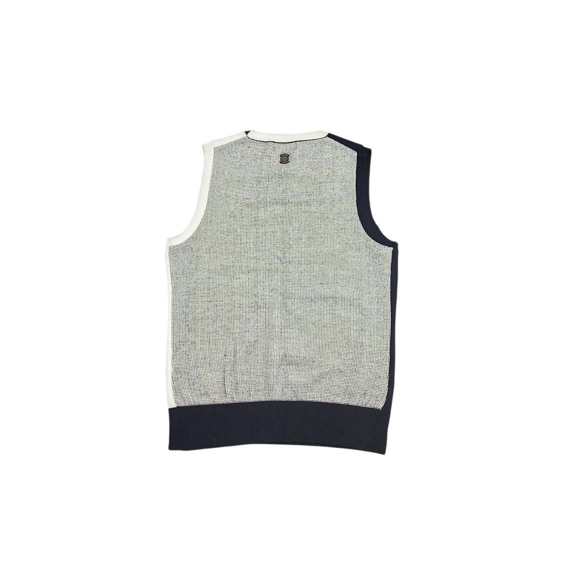 W.ANGLE 와이드앵글 여성 블록 니트 베스트 상품이미지2