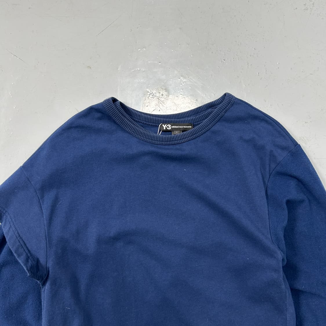Y-3 네이비 레이어드 스웻  상품이미지2