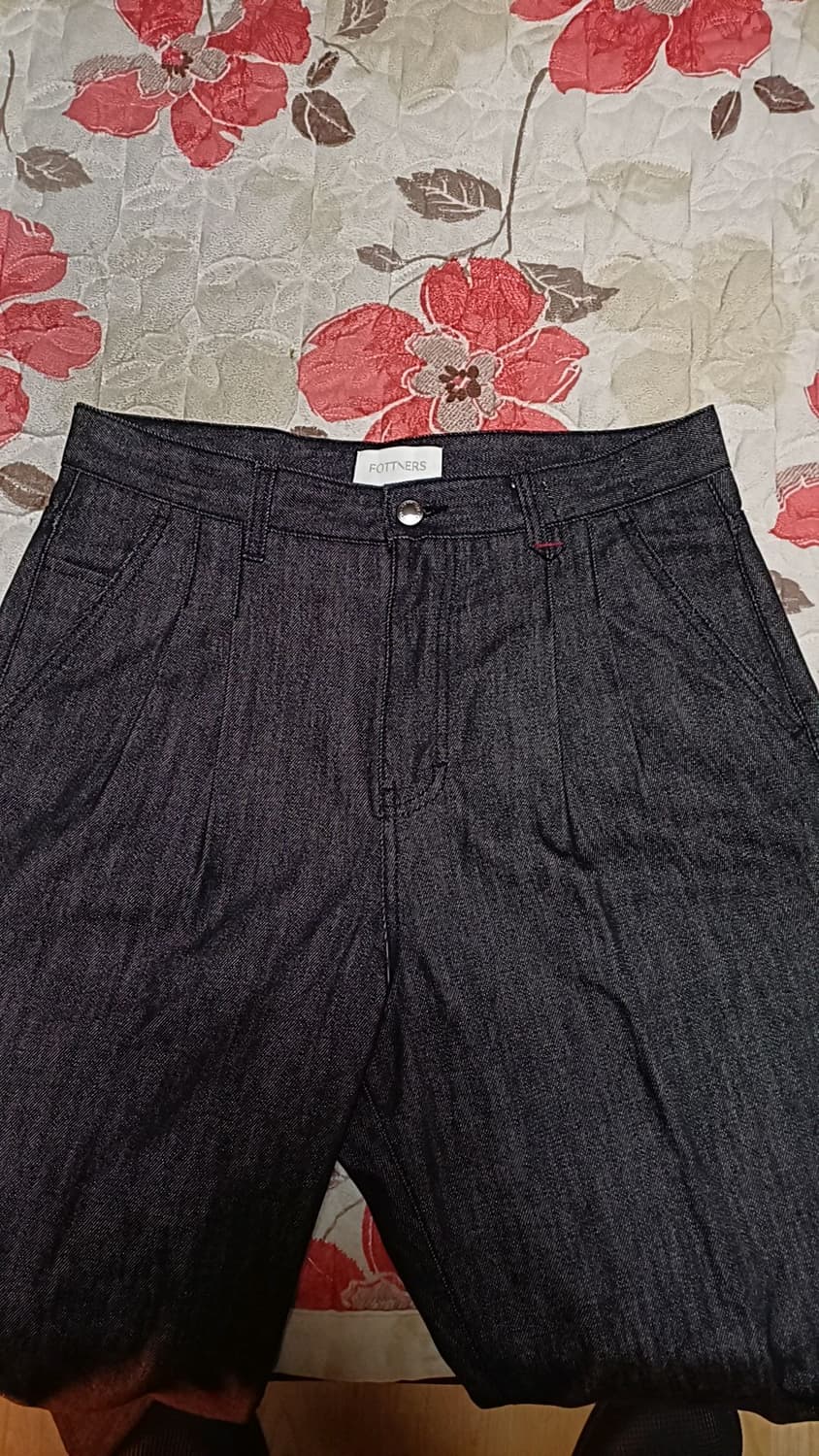 포트너스 와이드데님팬츠 32인치 기장107 상품이미지2