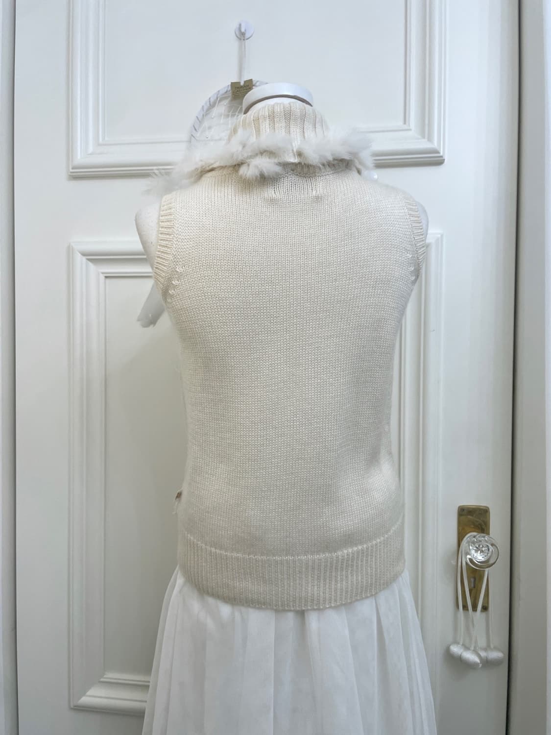 KUMIKYOKU ivory lace bolero cardigan&ivo 상품이미지8