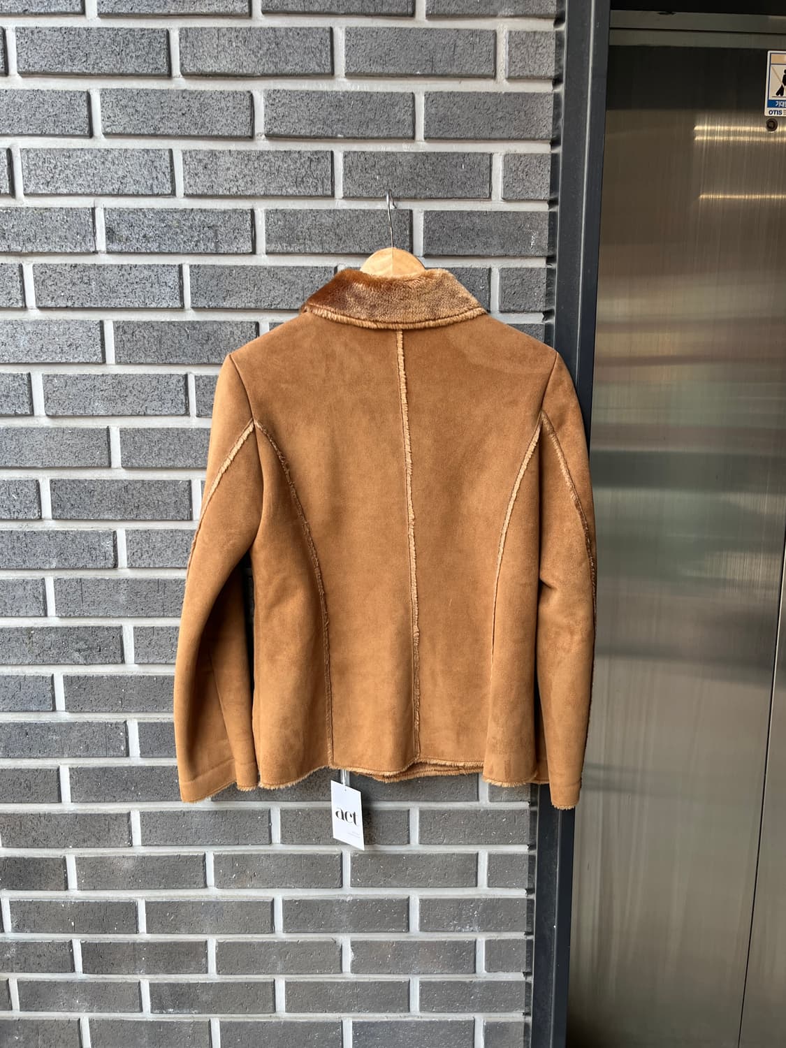 90s Gladness 시어링자켓 카멜 상품이미지6