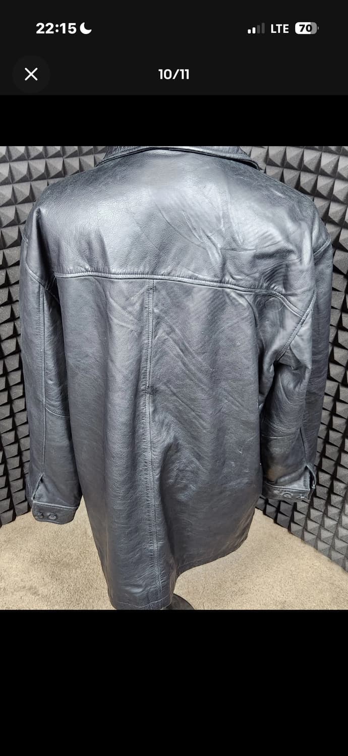 XL) 올드 갭 gap 레더 카코트 자켓 상품이미지10