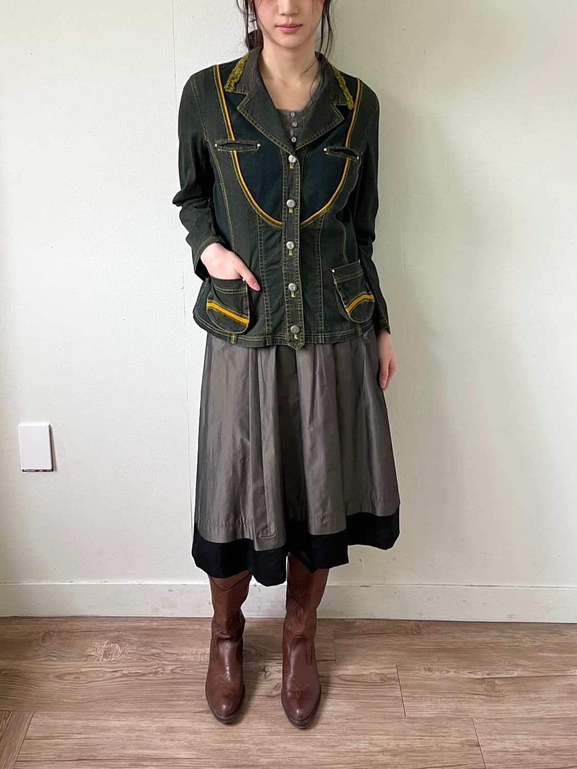 칸사이 야마모토 데님 자켓 상품이미지8