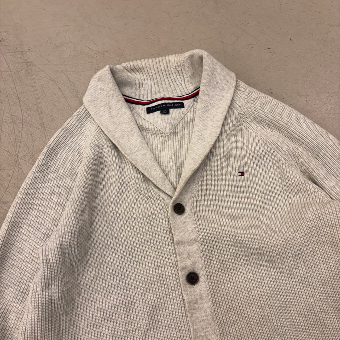 타미힐피거 스몰로고 숄 가디건 상품이미지2