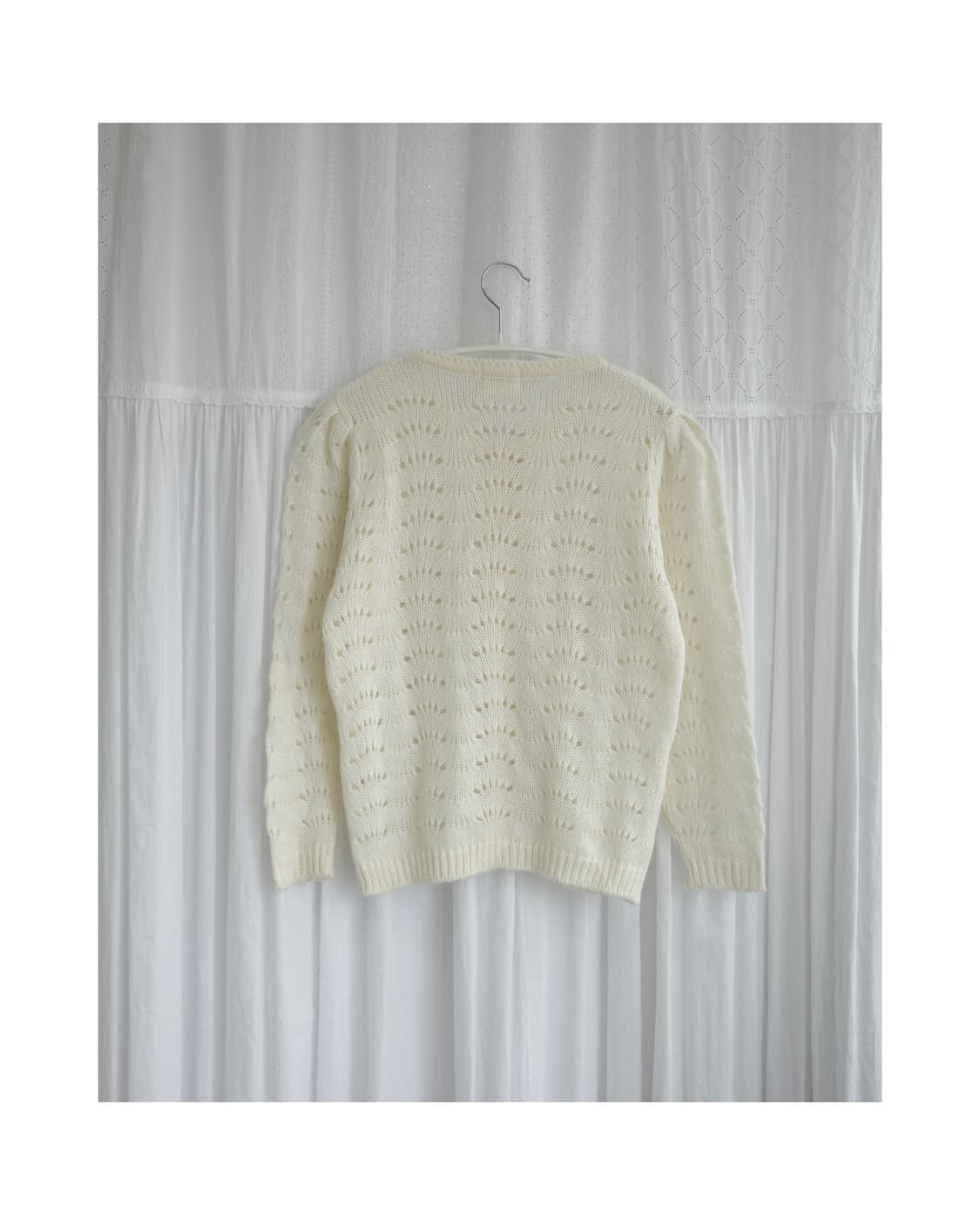 Abf ivory cardigan 상품이미지4
