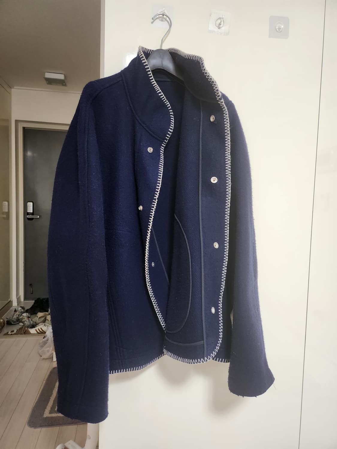 3man blacket jacket navy L 상품이미지1