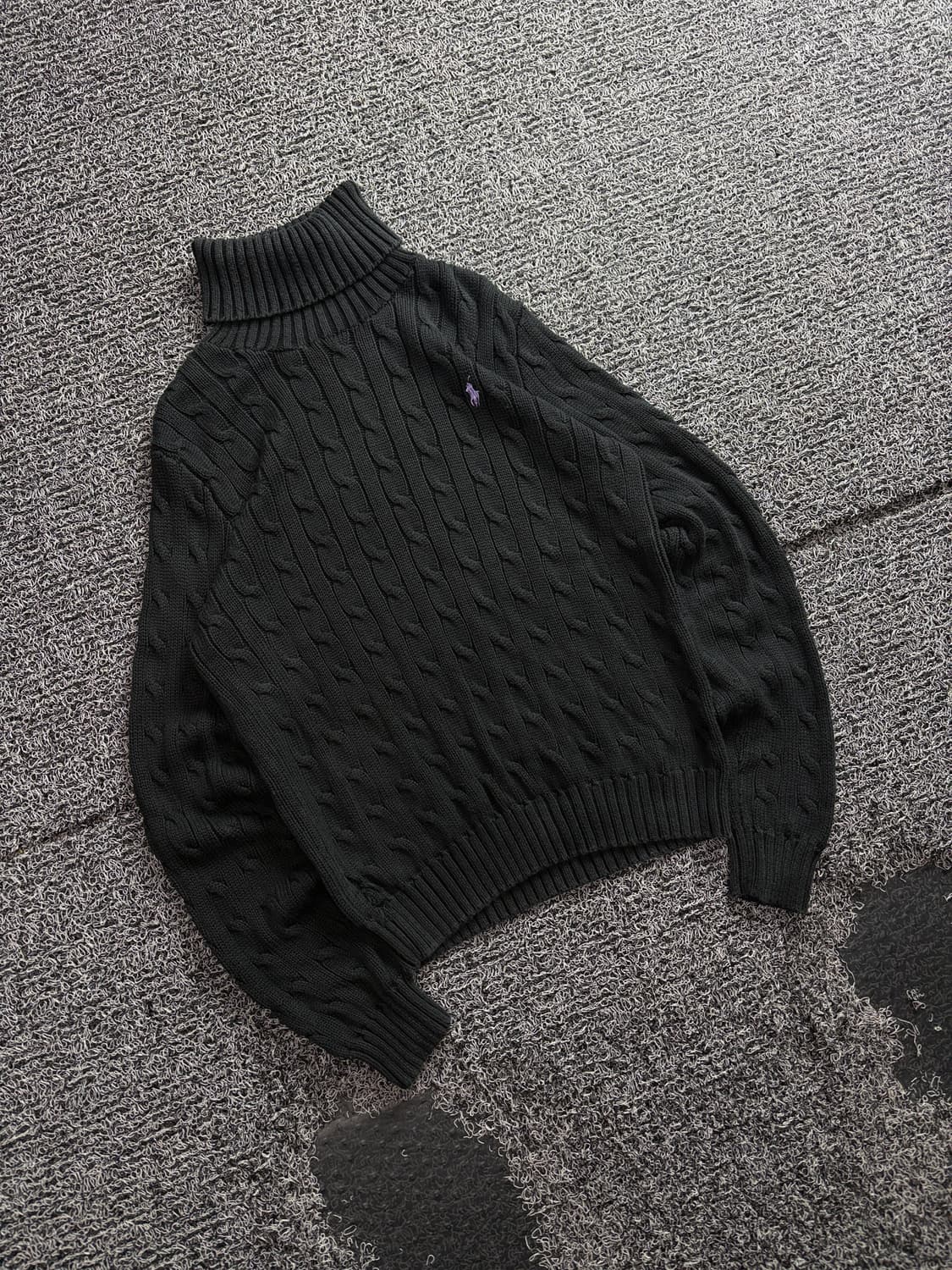 폴로 랄프로렌 아카이브 꽈베기 터틀넥 니트 3935 상품이미지1