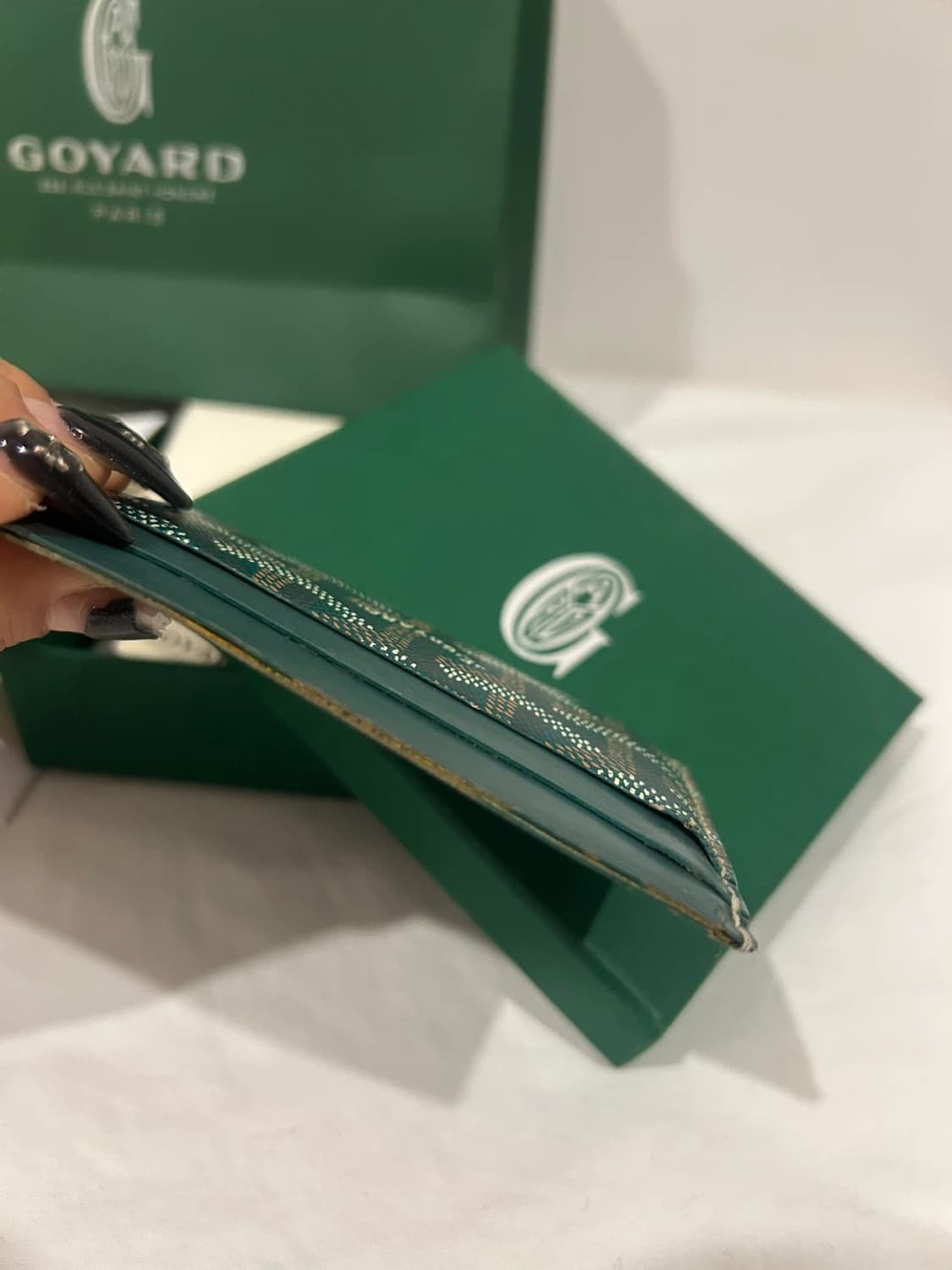 고야드 생쉴피스 그린 카드지갑 지갑 상품이미지3