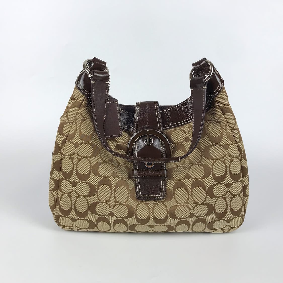 코치 COACH Y2K 시그니처 자카드 호보백 숄더백 가방 상품이미지4