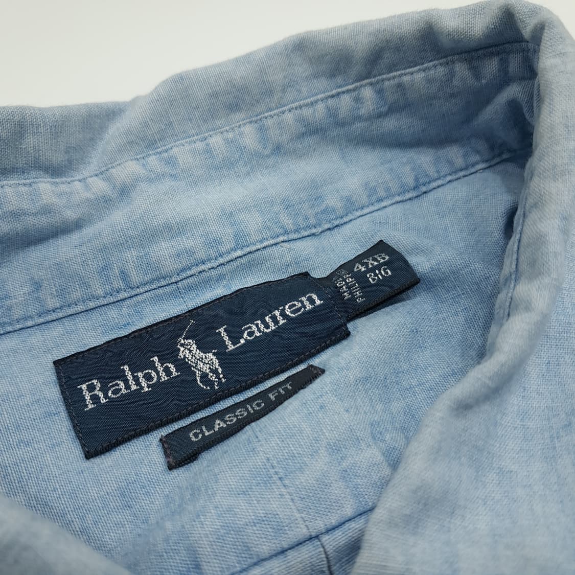 CN794 4XB 폴로 랄프로렌 샴브레이 긴팔 셔츠 남방 상품이미지4