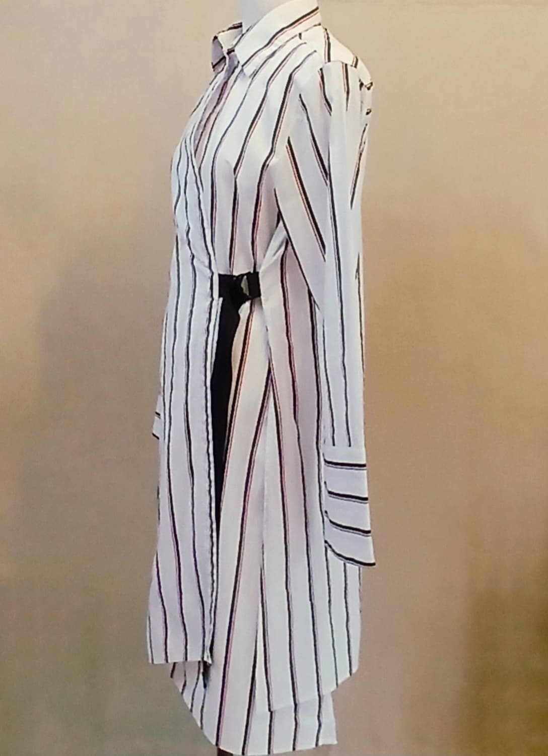 앤더슨벨 MIA 더블 랩 스트라이프 롱 셔츠 상품이미지3