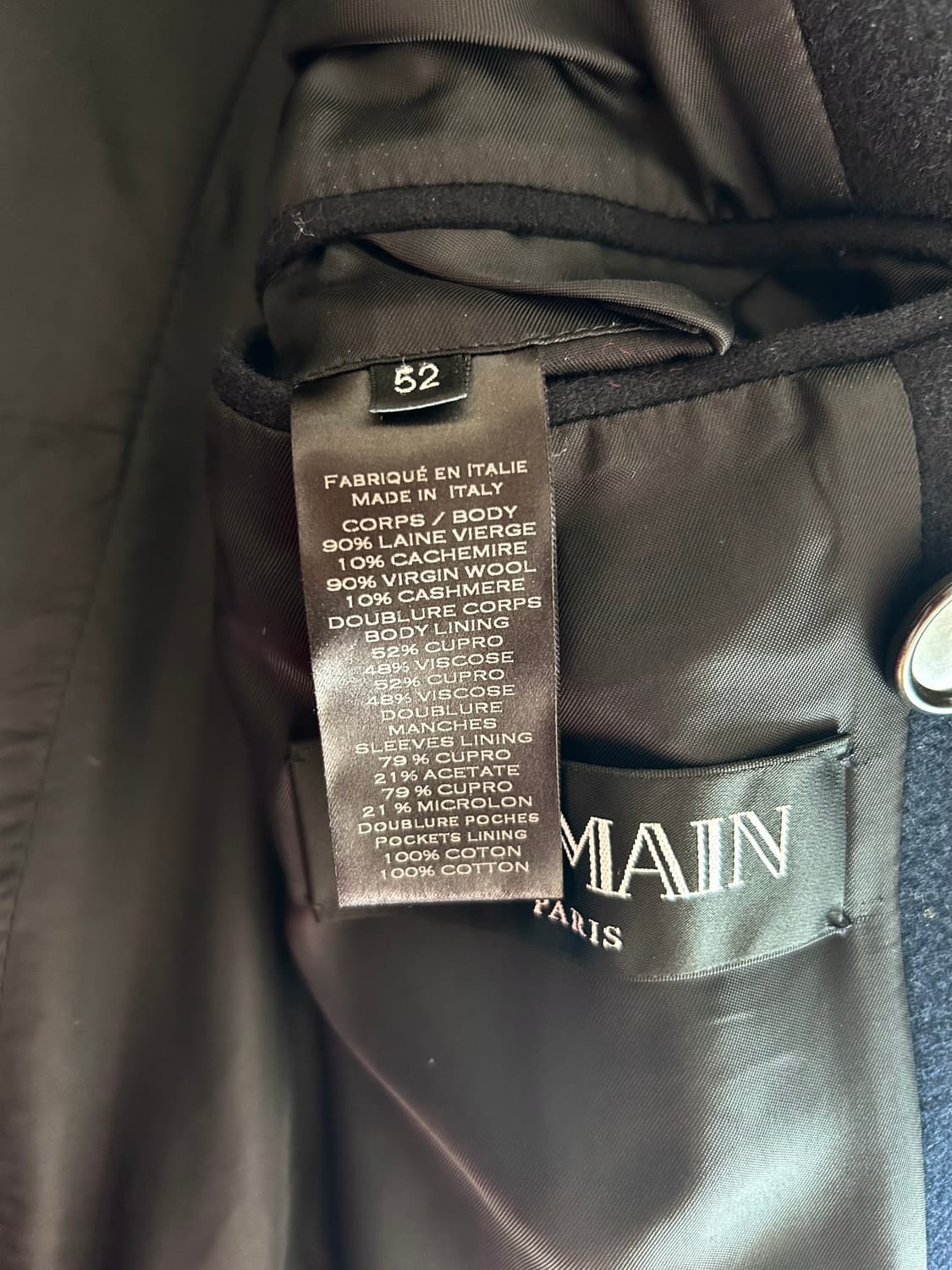 발망 롱코트 상품이미지5