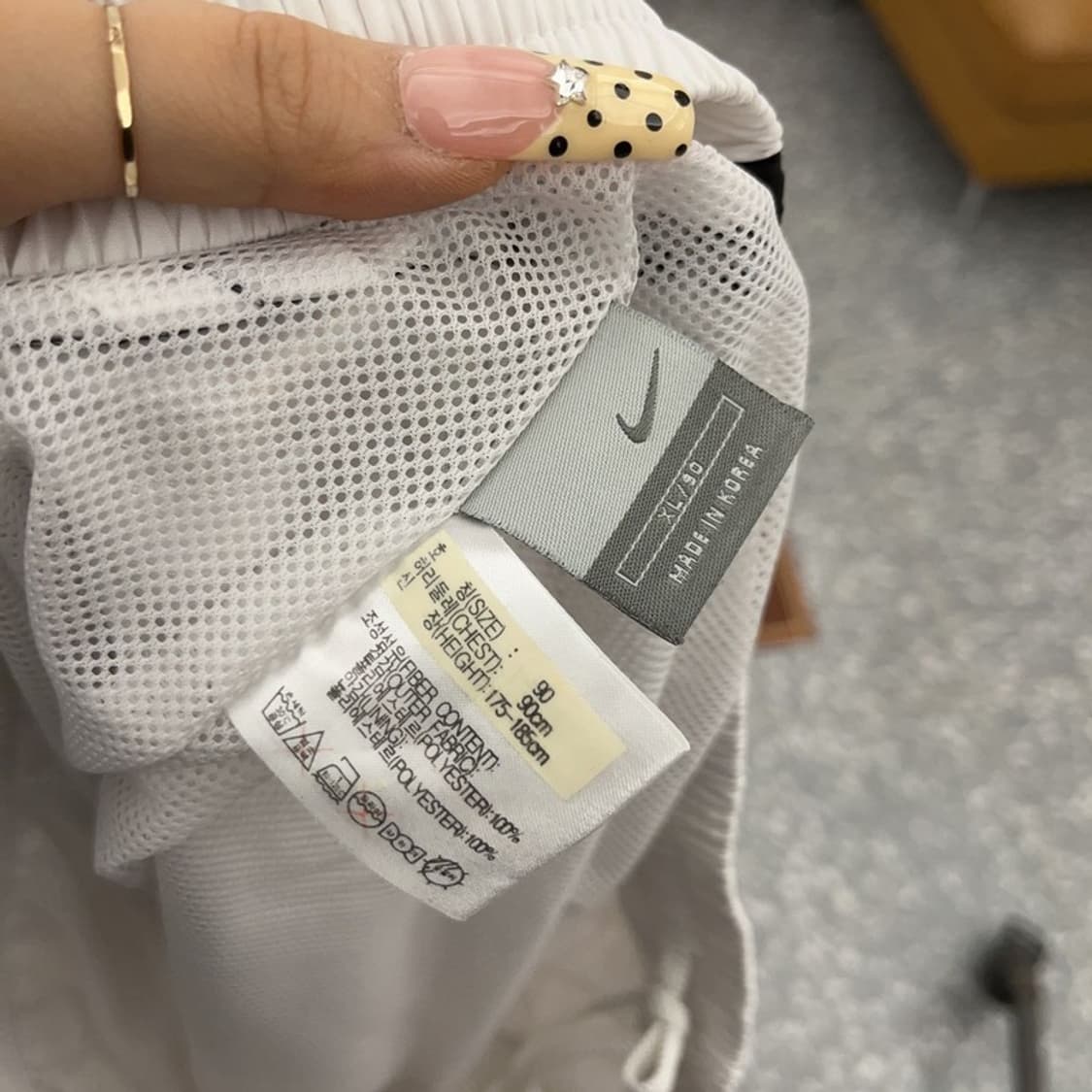 나이키 빈티지 레트로 00's 라인 바람막이 트랙팬츠 XL C09719 상품이미지5