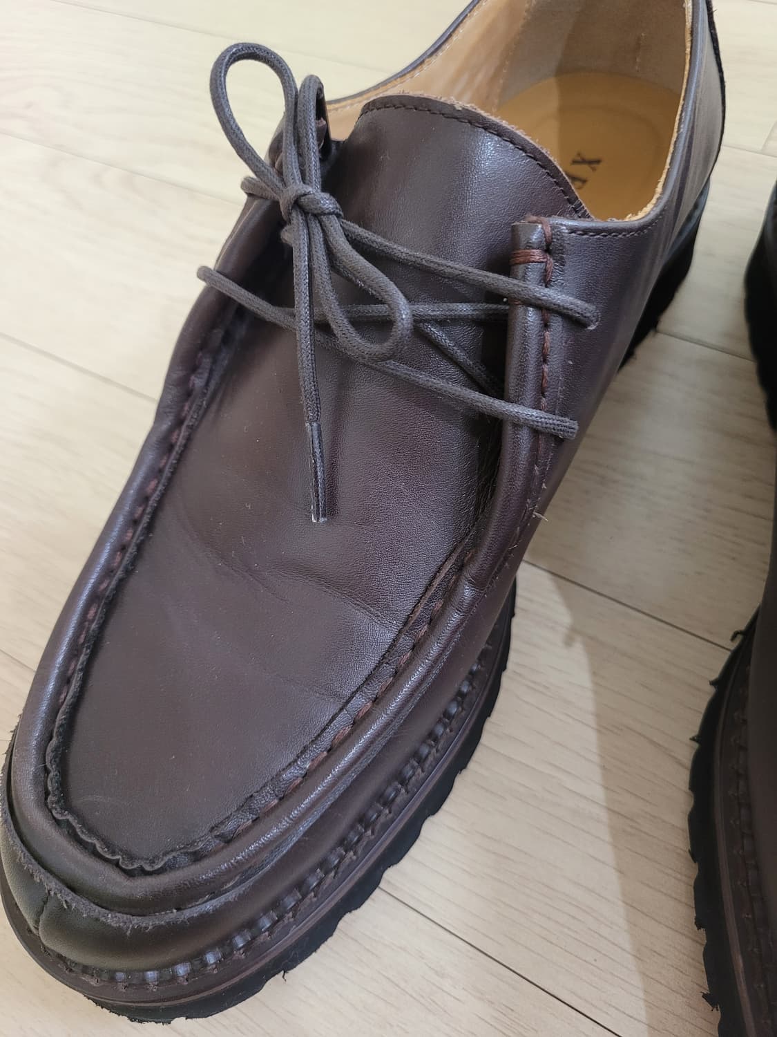 제니아 XENIA 남자 티롤리안 더비슈즈 275 브라운 상품이미지5