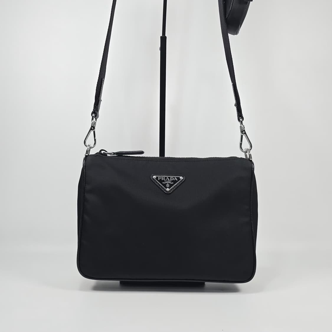 프라다 리나일론 앤 사피아노 레더 숄더백 상품이미지2