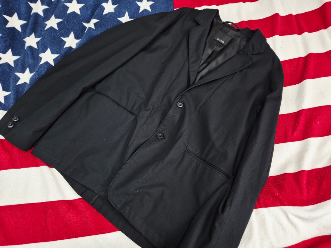 BEAKER 비이커 블레이저 자켓 블랙 상품이미지1