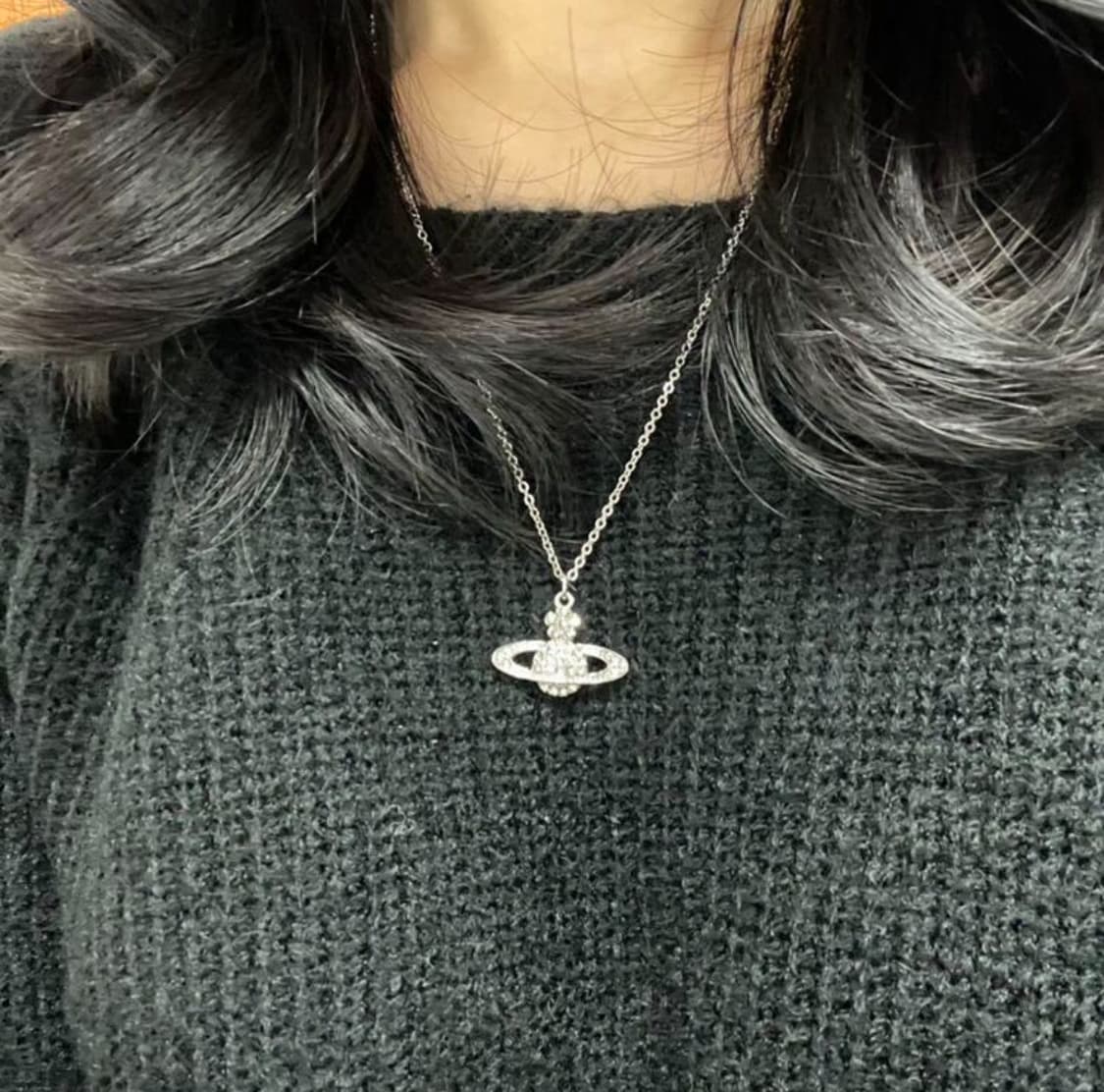 급처 비비안웨스트우드 목걸이 실버 상품이미지1