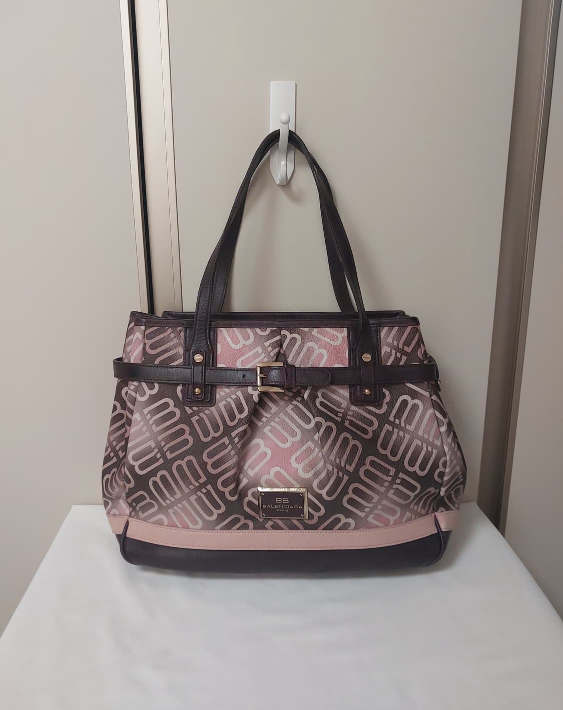 발렌시아가 00's 레더 숄더백 (금강) 상품이미지1