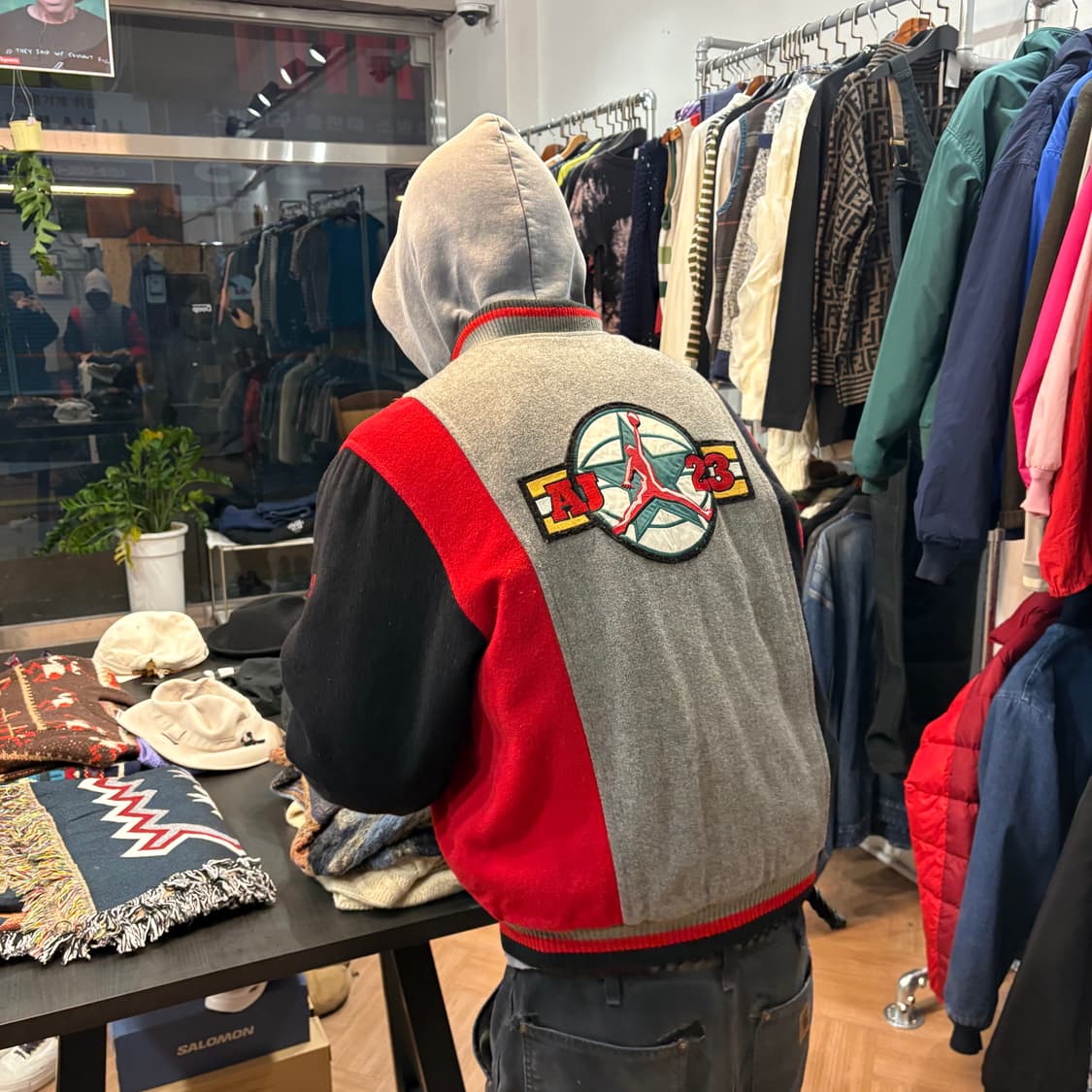 90s 나이키 조던 OG 울 바시티 자켓 상품이미지2