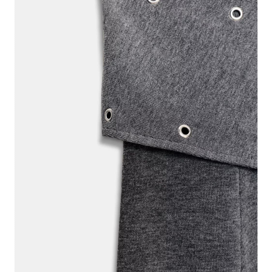 zara 자라 부드러운 스터드 미디 스커트 롱스커트 그레이 상품이미지6