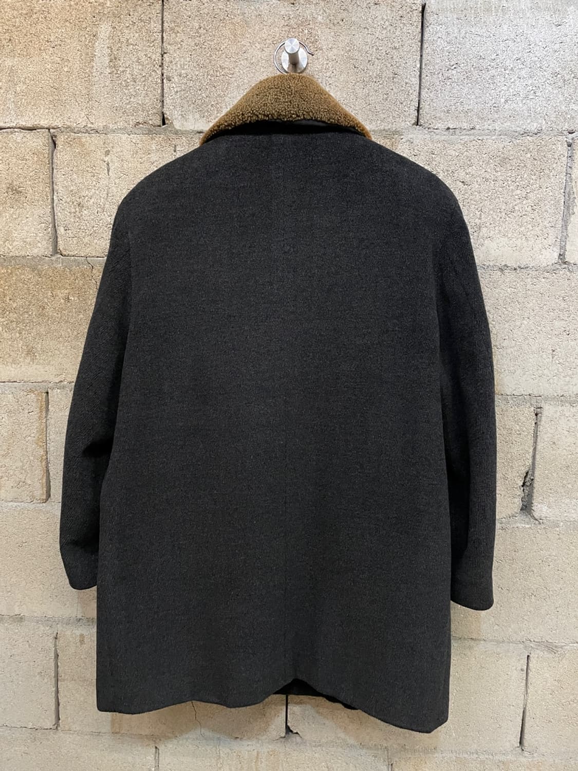 입생로랑 쉐르파 카라 싱글 울 코트  상품이미지5